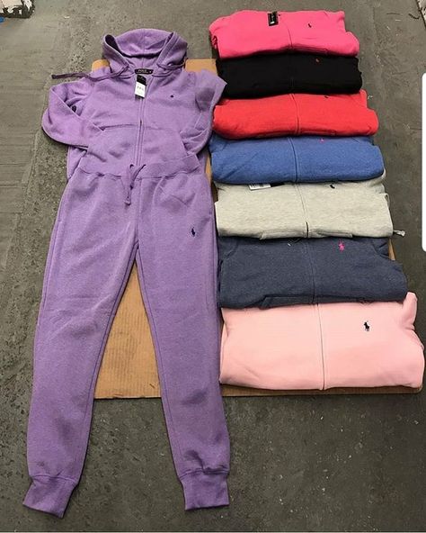 LADIES POLO JOGGING SUIT $80 SIZES SM-2XL Polo Jogging Suits, Sweat Suits Outfits, Polo Outfit, Teenage Outfits, Sweatpants Outfit, Jogging Suit, Cash App, Jogging Pants, Teenager Outfits