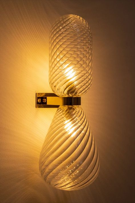 Wall Lights Bathroom, Luxury Wall Lights, Blown Glass Chandelier, Modern Deco, Deco Wall, Glass Wall Lights, Bathroom Wall Lights, Modern Wall Lights, Wall Lighting