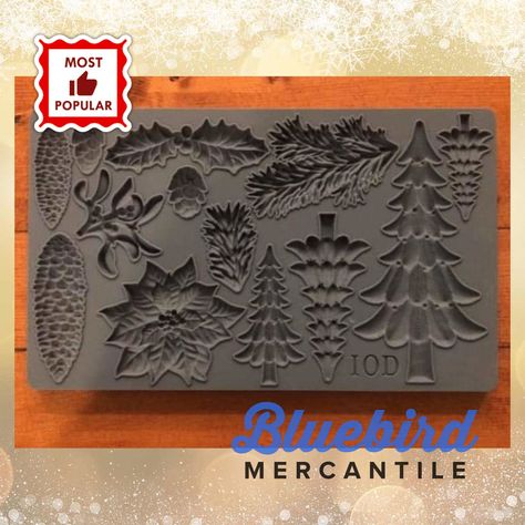 Iod Craft Ideas, Iod Baubles Mould Ideas, Iron Orchid Designs Moulds Ideas, Iron Orchid Designs Moulds, Iod Moulds Ideas, Iod Molds Projects, Farmhouse Signs Diy, Holly Decorations, Ornament Box