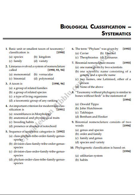 neet biology mcq chapter wise pdf free download neet 2020 biology mcq pdf neet biology chapter wise questions and answers pdf free download neet biology questions chapter wise neet biology question bank pdf Biological Classifications NEET MCQ Questio Class 11 Biology CBSE 2021 Neet Biology Mcq, Biological Classification Notes Class 11, Neet Questions With Answers, Neet Notes Biology Class 11, Mahadev Shringar, Neet Question, Biology Class 12, Biology Class 11, Class 11 Biology