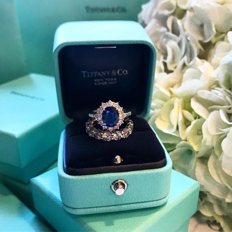 Tiffany And Co Rings, Change For The Better, Tiffany Rings, Tiffany And Co Jewelry, Blue Engagement Ring, Cute Engagement Rings, Floral Engagement Ring, Today Is The Day, Tiffany Jewelry