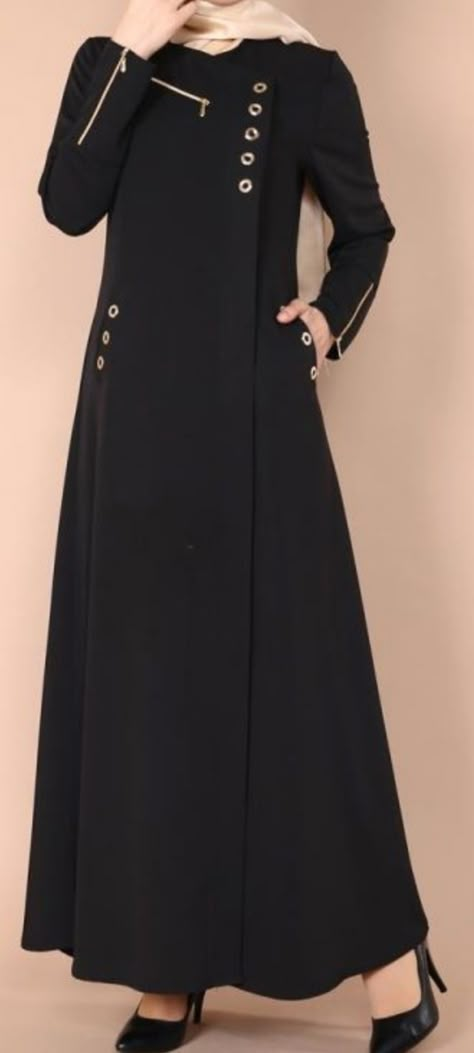 Coat Style Abaya Designs, Abaya For College Students, Modern Abaya Designs, Naqab Design, Muslim Fashion Dress Abayas, Trendy Abaya Designs, Cap Men Fashion, Stylish Abaya, Toddler Sun Dress