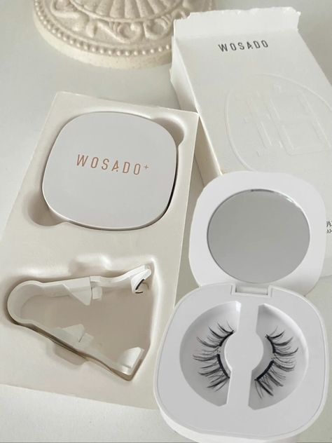 Magnetic lashes. Glueless stick! | Gallery posted by nanà | Lemon8 Korean Fake Lashes, Asian False Lashes, Eyelashes Magnetic, Japanese False Lashes, Fake Lashes Packaging, Pink Veil, Beauty Care Routine, The Face Shop, Magnetic Eyelashes