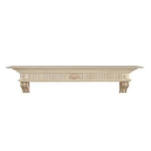 Pearl Mantels The Devonshire 5 ft. Cherry Distressed Cap-Shelf Mantel-416-60-70 - The Home Depot Wood Mantel Shelf, Modern Fireplaces, Wooden Mantel, Fireplace Mantel Shelf, Mantel Surround, Fireplace Shelves, Wood Mantels, Wall Shelf Decor, Buy Pearls