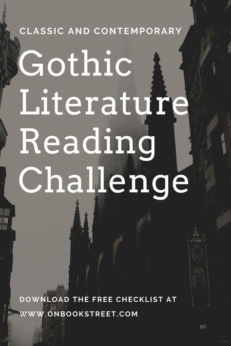 Classic Halloween Books, Gothic Novels Reading Lists, Gothic Classic Books, Halloween Book List, Horror Reading Challenge, Classic Gothic Literature, Classic Reading List, Halloween Reading List, Readathon Challenges