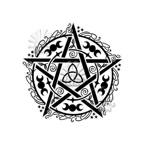 Pentacle Hand Tattoo, Pentagram Painting, Pentagram Tattoo Wicca, Wiccan Images, Witchy Svgs, Pentagram Tattoo Design, Wiccan Drawings, Wiccan Clipart, Pentagram Art