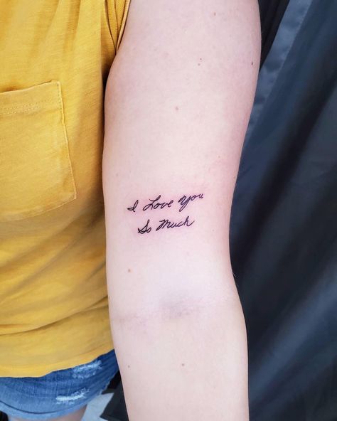 I Love You So Much Tattoo, Granny Tattoo Memories, Goodbye Quotes, My Granny, R Tattoo, Professional Tattoo, Tattoos Ideas, Phone Call, Say I Love You