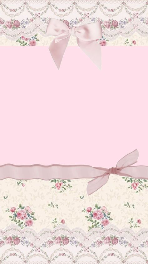 Coquette Frame, Pink Vintage Wallpaper, Pink Walpaper, Tartan Wallpaper, Pink Wallpaper Ipad, Cute Twitter Headers, Bow Wallpaper, Wallpaper Stickers, Hello Kitty Pictures