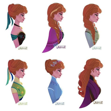 Anna Frozen Fanart, Anna Outfit, Anna Hair, Frozen Outfits, Frozen Fan Art, Princesas Disney Anime, Frozen Art, Images Disney, Frozen Disney Movie