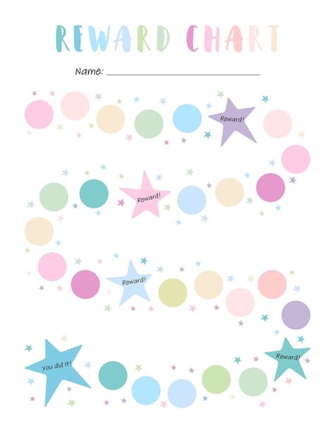 Student Reward Chart, Reward Ideas For Kids, Rewards Charts For Kids, Reward Chart Kids Behavior, Sticker Chart For Kids, Potty Reward Chart, Reward Charts For Kids, Sticker Chart Printable, Kids Behavior Chart