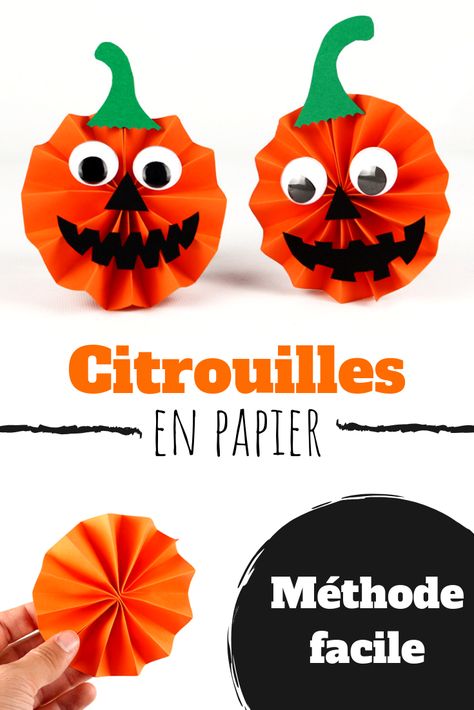 Découvrez un pliage simple qui permettra aux enfants de fabriquer de jolies petites citrouilles en papier pour Halloween. Une activité facile et économique ! Bricolage Halloween, Halloween Decorations For Kids, Etsy Halloween, Halloween Craft Projects, Diy Halloween Costumes Easy, Easy Halloween Crafts, Halloween Activities For Kids, Halloween Party Games, Halloween 1