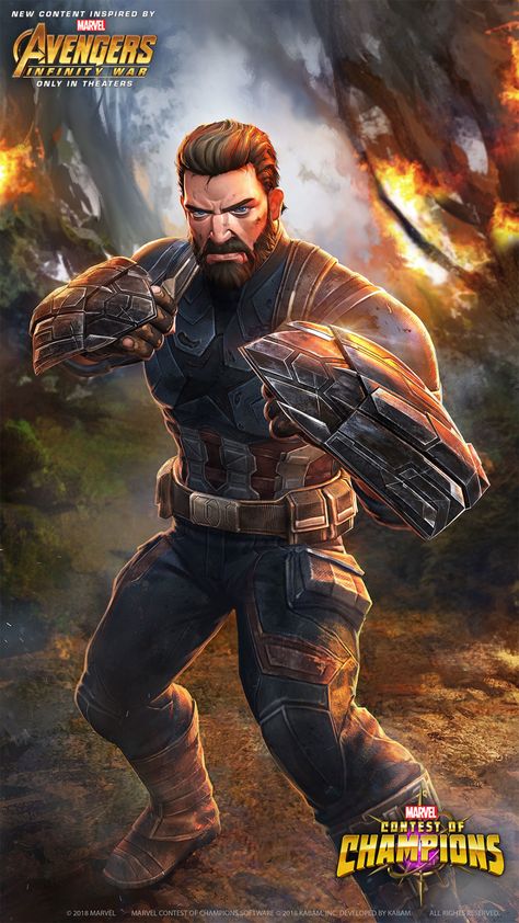 ArtStation - Captain America Wallpaper ( the infinity war version ), Charles Chen Ge Ekko League Of Legends, Marvel Contest Of Champions, America Wallpaper, Marvel Games, Contest Of Champions, Captain America Wallpaper, Marvel Champions, Superhero Villains, Marvel Superhero Posters