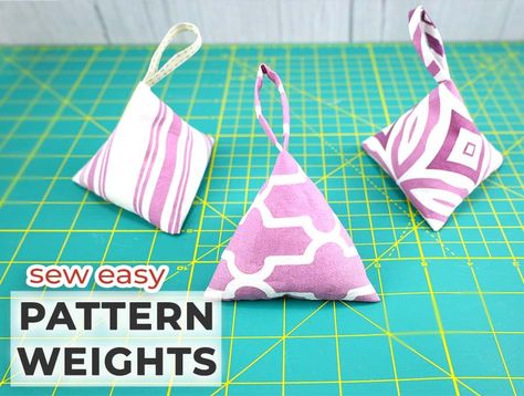 Sewing Weights, Pattern Weights, Triangular Pattern, Sew Easy, Diy Sewing Pattern, Sewing Class, Easy Sewing Patterns, Sewing Skills, Diy Pattern