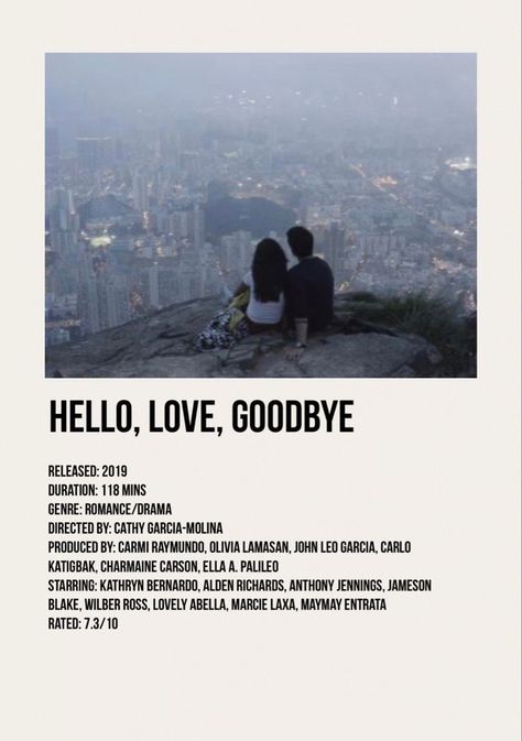 Hello Love Goodbye, Alden Richards, Hello Love, Kathryn Bernardo, Drama, Romance, Film, Movie Posters, Film Posters