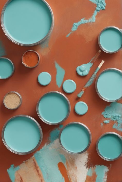 Looking to boost your productivity? Dive into this article packed with actionable tips and strategies to master your workflow. #ad     #Colortrend #wallpaint2024  #color2024  #DIYpainting  ##DIYhomedecor  #Fixhome Turquoise Paint Palette, Terra Cotta And Blue, Colors With Turquoise, Turquoise And Rust, Walnut Wood Kitchen, Cherry Wood Kitchen Cabinets, Warm Neutral Paint Colors, Cherry Wood Kitchens, Turquoise Paint