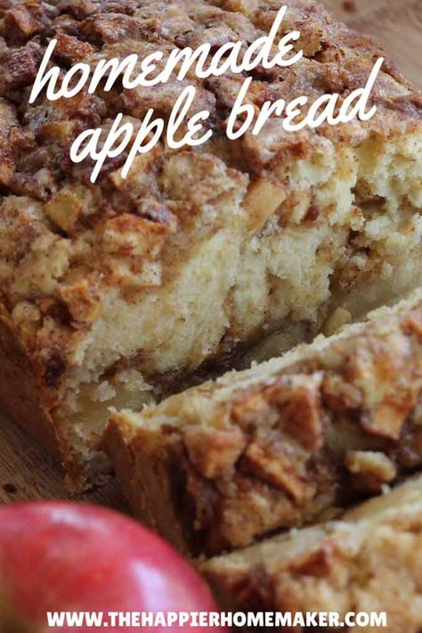 homemadeapple-bread-682x1024 Cinnamon Apple Bread, Apple Bread Recipe, Apple Cinnamon Bread, Pane Dolce, Torte Cupcake, Apple Bread, Cinnamon Apple, Cinnamon Bread, Monkey Bread