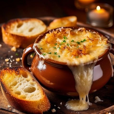 French Onion Soup Recipe Slow Cooker, Slow Cooker Kitchen, French Onion Soup Recipe, Chicken Schnitzel, Herb Sauce, French Onion Soup, French Onion, Onion Soup, Soup Recipe