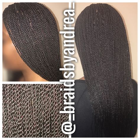 Small Rope Twists, Regular Length Small Rope Twist Braids, Small Rope Twist, Rope Twist Braids, Rope Twists, Rope Twist, Twist Braids, Protective Styles, Braids, Twist