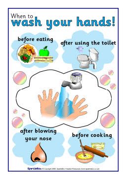 This information and poster about when to wash your hands could be used to help with science on the days about classroom safety, home safety, and doctors. When To Wash Your Hands, Hygiene Lessons, Hand Washing Poster, People Who Help Us, Childhood Health, Kitchen Safety, Health And Hygiene, Safety Posters, Washing Hands