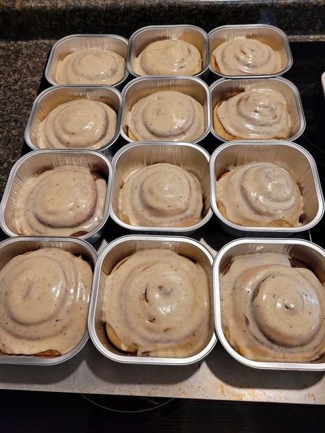 Cinnamon Rolls | I made Carter's Half Batch and Amish Cinnamon Rolls (half recipe) today | Facebook Carter Cinnamon Rolls, Potato Cinnamon Rolls Recipe, Amish Cinnamon Rolls, Rhodes Cinnamon Rolls, Half Recipe, African Cake, Half And Half Recipes, Bread Puddings, Baked Potato Soup