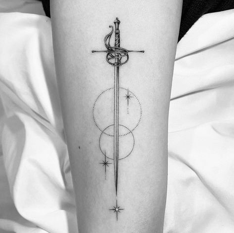 — credit: unknown Red Lotus Tattoo, Minimal Tattoo Designs, Gothic Tattoos, Bookish Tattoos, Magic Runes, Dagger Tattoo, Stylist Tattoos, Makeup Tattoos, Spine Tattoos