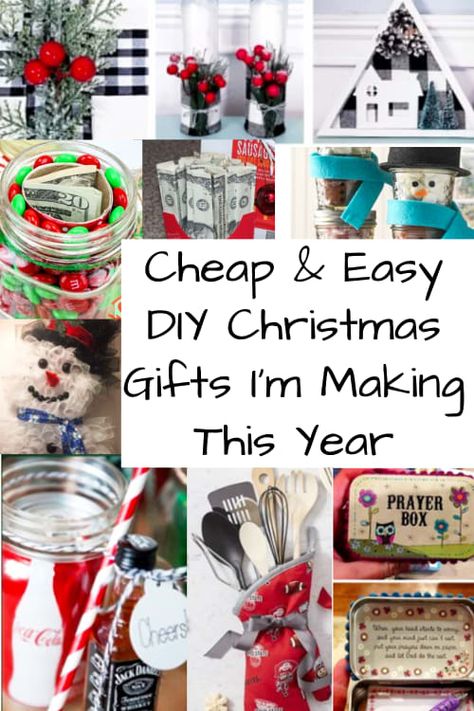 Diy Christmas Baskets, Dollar Store Gifts, List Of Gift Ideas, Budget Christmas Gifts, Diy Christmas Gifts For Kids, Gift Ideas To Make, Dollar Tree Gifts, Dollar Store Christmas Crafts, Easy Homemade Gifts