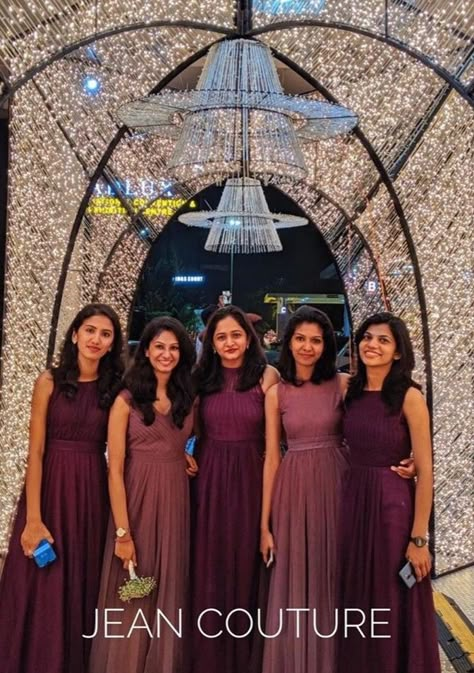 Bridesmaid Christian Dresses, Bridesmaid Dresses Indian Christian, Brides Maids Dress Styles Kerala, Brides Maids Outfit, Marriage Function Dress, Bridesmaid Dresses Kerala Christian, Betrothal Dress, Wedding Frock Designs, Bridal Maid Dress