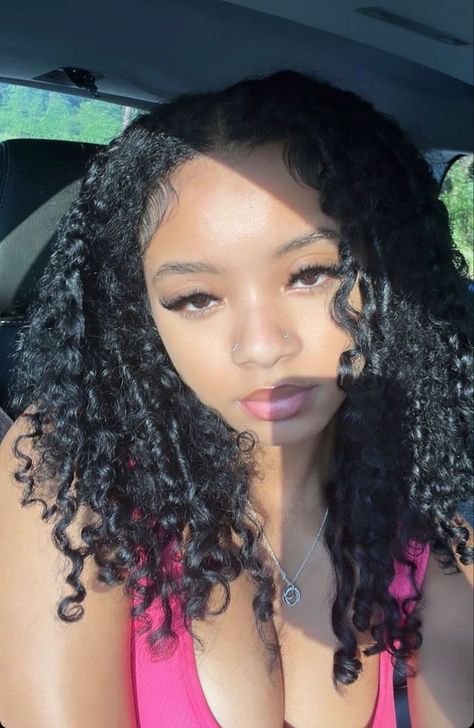 @._mayalovee Maya Love, Biracial Women, Pretty Dark Skin, Beautiful Curly Hair, Curly Hair Styles Easy, Hairdos For Curly Hair, Pretty Hair Color, Natural Hair Styles Easy, Girls Braids