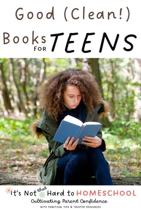 Good Clean Books for Teens – Fiction, Mystery, Christian, Non-Fiction – Its Not That Hard to Homeschool Clean Books For Teens, Books For Preteens, Christian Teen Books, Books For Middle Schoolers, Books For Teen Boys, Books As Gifts, Homeschooling Books, Homeschool Themes, Clean Books