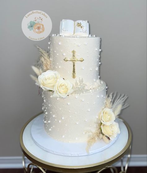 Baptism cake boho theme cake Decoration Communion, Comunion Cake, Dedication Cake, Confirmation Party, Holy Communion Cakes, Religious Cakes, First Communion Cakes, Confirmation Cakes, First Communion Cake