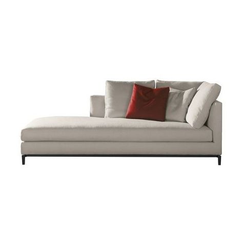 Andersen Slim Chaise Lounge - Minotti - Switch Modern ❤ liked on Polyvore featuring home, furniture, chairs, accent chairs, modern home furniture, minotti, minotti furniture, mod chair and mod furniture Occasional Chairs Bedroom, Chaise Lounge Indoor, Modern Chaise Lounge, Modern Chaise, Classy Furniture, Modern Daybed, Arhaus Furniture, Chaise Lounge Sofa, Chaise Lounger