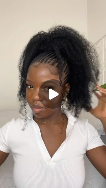 Ruka on Instagram: "throwback with our fave @abs.tract_ ✨  using the community favourite four ayye and press’d ponytails ➰" Ryan Destiny Ponytail, Side Ponytails, Drawstring Ponytail, Curly Ponytail, Braided Ponytail, The Community, Natural Hair, Natural Hair Styles, Hair Styles