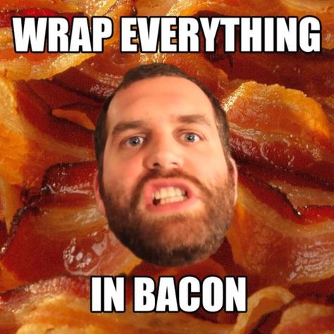 EPIC MEAL TIME! Epic Meal Time, Pancakes And Bacon, Butter Pie, Cat Photos, Bacon Egg, Bacon Bits, Plated Desserts, Bacon Wrapped, Funny Video