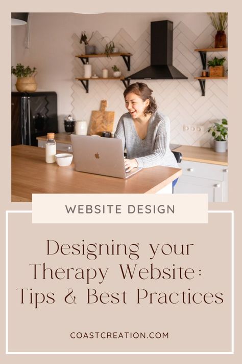 As a therapist or counsellor, you want to create a connection-driven, warm and user-friendly experience on your website that draws in clients because your visual appearance can already capture your warm personality. In this article, you can find out about the key elements of a well-designed therapy website and learn tips and best practices to help you create a website that meets the needs of your users. #therapy #mentalhealth #therapist #counselor #counsellor Therapy Website Design, Private Practice Therapy, Autumn Creative, Therapist Website, Psychology Clinic, Psychology Blog, Therapy Website, Website Home Page, Coach Website