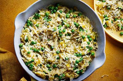 Cheddar & Leek Orzotto Recipe | Waitrose & Partners Orzotto Recipe, Quick Easy Pasta Recipes, Quick Easy Pasta, Easy Pasta Recipes Quick, Fresh Pasta Sauce, Orzo Recipes, Frozen Seafood, Summer Dessert Recipes, Ingredients List