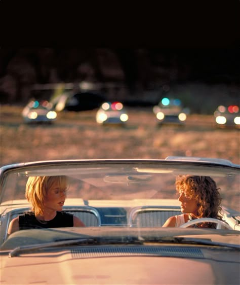 Thelma And Louise Movie, Gina Davis, Neon Candy, September Horoscope, Denim Photoshoot, Thelma And Louise, Iconic Films, Geena Davis, Thelma Louise