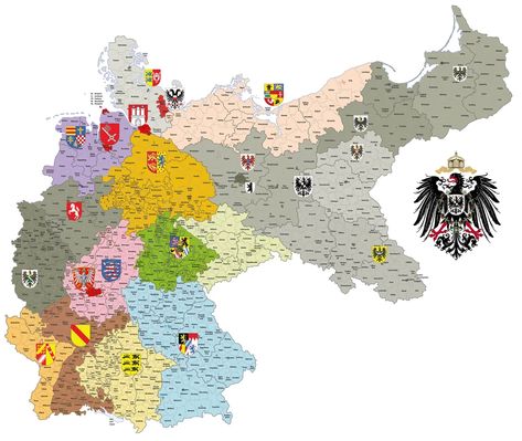 Deutsches Kaiserreich (Lang lebe der Kaiser) | Alternativgeschichte-Wiki | Fandom Make A Map, German Empire, Imaginary Maps, Fantasy World Map, Amazing Maps, Germany Map, German Soldiers Ww2, German History, Alternate History