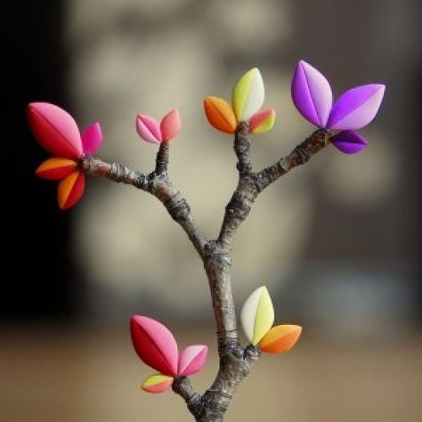 Crea Fimo, Diy Fimo, Rama Seca, Miniature Flowers, ดินปั้น Polymer Clay, Deco Nature, Play Clay, Tanah Liat, Cute Clay