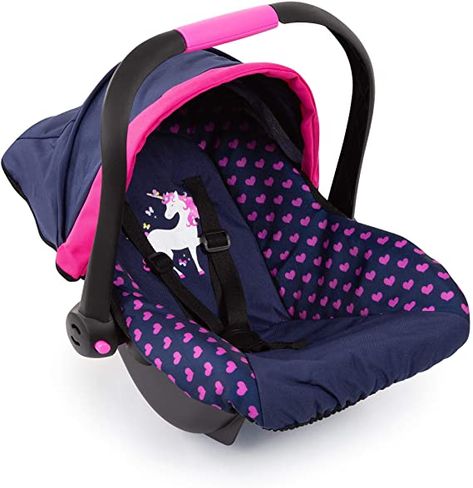 Amazon.com: Bayer Design Baby Doll Deluxe Car Seat with Canopy- Blue and Pink : Toys & Games Baby Doll Car Seat, Kids Play Toys, City Baby, Unicorn Doll, Baby Doll Accessories, Dolls Prams, Bitty Baby, Baby Play, Doll Sets