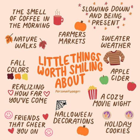 It’s the little things in life. 😊 Posted @withregram • @personalhypegirl focusing on the little joys ❤️ | Instagram Introvert Activities, Small Joys, Fall Mood Board, The Little Things In Life, Little Things In Life, Write It Down, Mental And Emotional Health, Self Care Activities, Autumn Activities