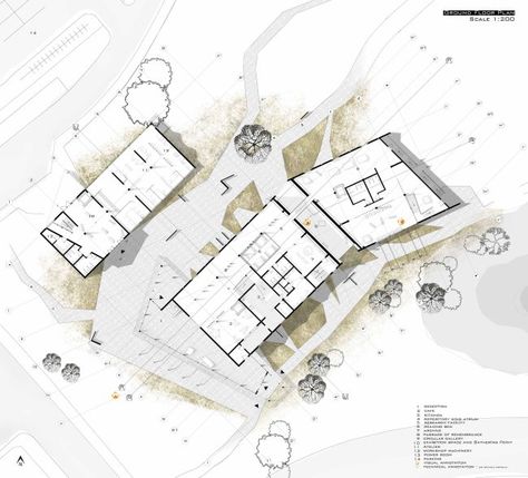 Less colours  but still eye catching,, less effort but looked professional..                                                                                                                                                      More Site Plan Rendering, Texture Architecture, Ground Plan, Architecture Site Plan, Poster Architecture, Architecture Presentation Board, Architecture Panel, Plans Architecture, Architecture Graphics