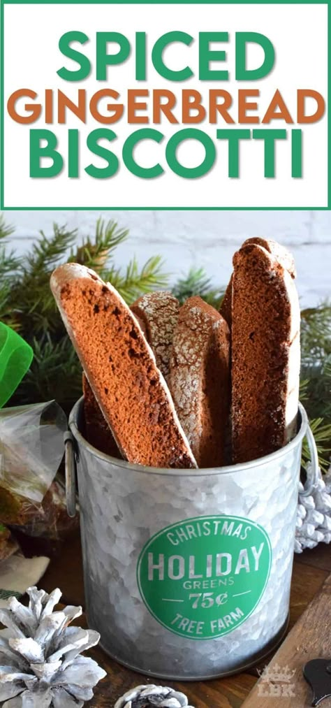 Spiced Biscotti, Thanksgiving Biscotti, Holiday Biscotti, Christmas Biscotti Recipe, Gingerbread Biscotti Recipe, Christmas Biscotti, Best Biscotti Recipe, Gingerbread Biscotti, Cookie Exchange Recipes