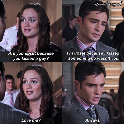 Gossip Girl Quotes, Blair And Chuck, Love Edits, Blair And Serena, Gossip Girl Blair, Gossip Girl Aesthetic, Forever My Girl, Chuck Blair, Chuck And Blair