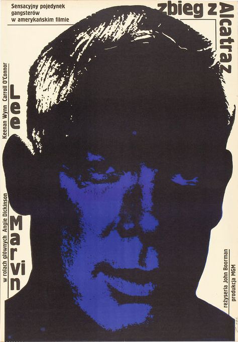 Polish Poster for John Boorman's film "Point Blank" (1967). Designer unknown. via the casual optimist Polish Movie Posters, Lee Marvin, Visuell Identitet, Polish Posters, Polish Poster, Poster Inspiration, Point Blank, Arte Inspo, Wow Art