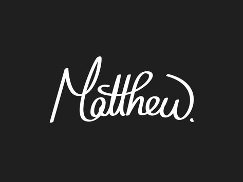 Personal Signature by Matthew LeGrice on Dribbble Matthew Tattoo Name, Simple Signature Ideas, Matthew Tattoo, Matthew Name, Best Signature, Name In Cursive, Signatures Handwriting, Cool Signatures, Signature Logo Design