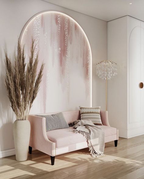 Ruangan Studio, Esthetician Room Decor, Esthetics Room, Pink Couch, Salon Suites Decor, Beauty Room Decor, Beauty Room Design, Salon Interior Design, Boutique Interior