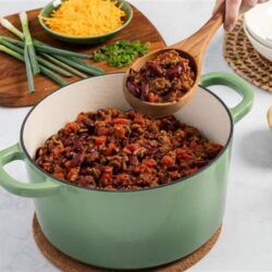 Spice up your dinner tonight with a Food Club dutch oven chili recipe. Small Batch Chili, Chili Dutch Oven, Dutch Oven Chili Recipe, Dutch Oven Chili, Dutch Oven Recipes, Red Kidney Bean, Lunch Specials, Food Club, Fire Roasted