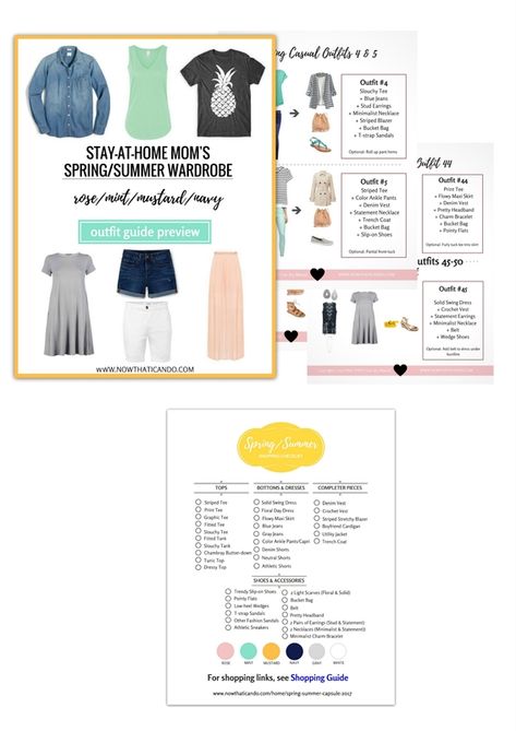 Landing Page: 6 Free Outfits/Checklist for Spring/Summer | Frump Fighters - ConvertKit Frump Fighters, Clothing Checklist, Free Outfits, Look Put Together, Spring Capsule, Summer Capsule, Minimalist Capsule Wardrobe, Summer Capsule Wardrobe, Post Baby