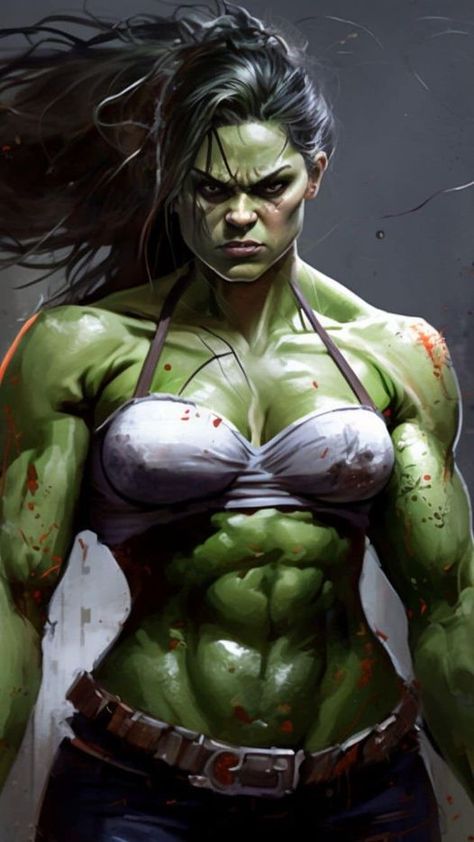 Hulk Artwork Wallpaper, Incredible Hulk Wallpaper, She Hulk Wallpaper, Disney Princess Superhero, Female Hulk, Hulk Wallpaper, Hulk Artwork, African Superhero, Superhero Artwork