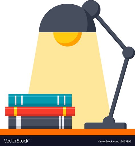 Lamp On Table, Study Icon, Cute Icon, Life Board, Special Education Classroom, Stack Of Books, Book Illustration, Special Education, Cute Icons